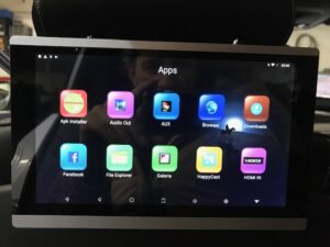 Android Bedienoberfläche Ampire AMX225 im BMW 5er