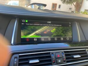 BMW 5er F11 Android Auto Nutzung im Fahrzeug