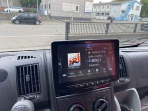 Fiat Ducato Multimedia Upgrade Alpine