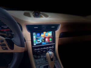 Apple CarPlay Menü im Porsche 911 PCM 3.1 Display