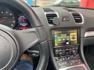 Porsche Boxster 981 Apple CarPlay Nachrüstung PCM 3.1 Display