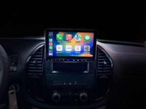 Google Maps via Android Auto auf dem Alpine iLX-905D im Mercedes Vito W447