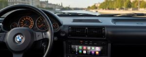 alt="Ampire CPR060 1DIN Autoradio mit Wireless Apple CarPlay und Android Auto"