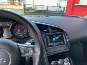 Audi R8 Cabrio Alpine iLX705D Einbau