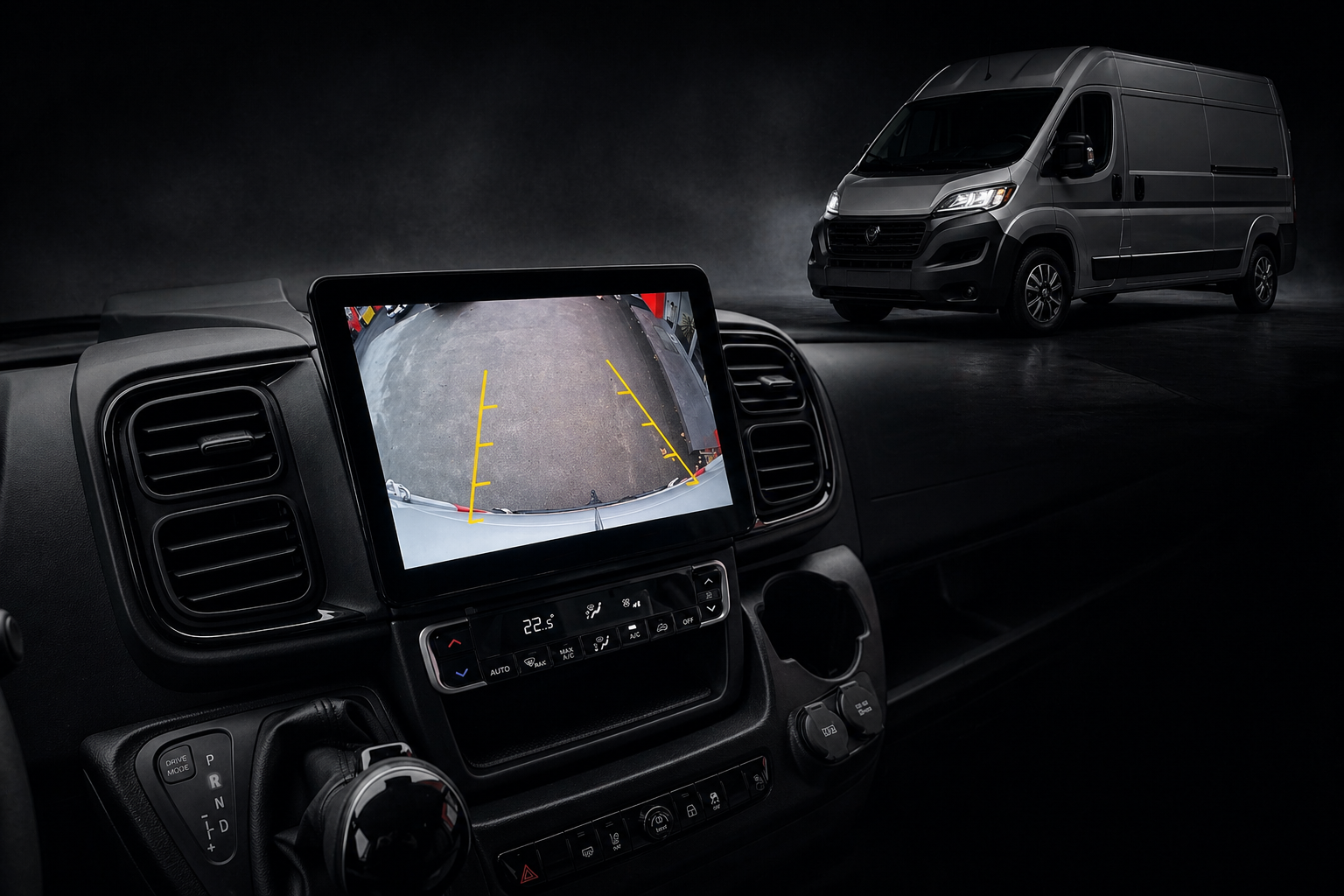 Rueckfahrkamera Komplettset Citroën Jumper II - Peugeot Boxer II X295 -Uconnect5.png