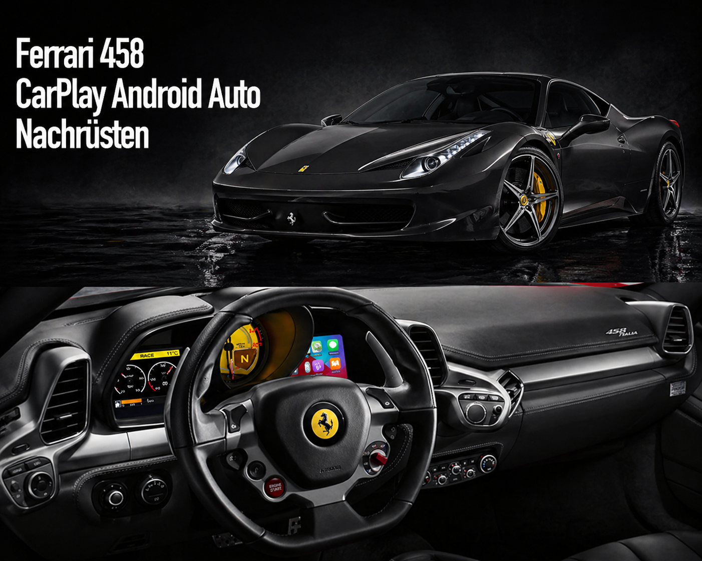 Ferrari 458 CarPlay Android Auto Nachruesten.png