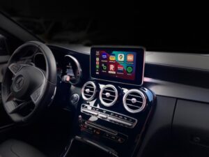 Wireless Apple CarPlay Mercedes C-Klasse S205 Display