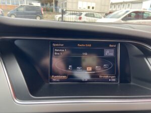 DAB+ Anzeige Audi A5 MMI 3G – Senderliste Digitalradio Display