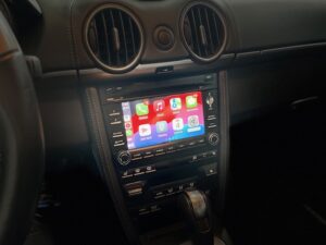 Apple CarPlay Interface im Porsche Cayman 987.2 PCM 3.0 Display aktiv