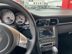 Porsche 997 Turbo PCCM Plus eingebaut – Cockpit Ansicht