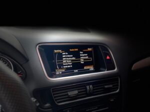 DAB+ Senderliste im Audi MMI 3G Display nach FISTUNE Einbau
