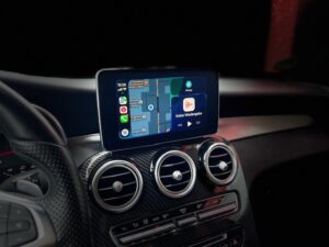 Mercedes GLC X253 COMAND Online Bedienung über Dreh-Drück-Steller nach CarPlay Nachrüstung