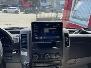 Wireless Apple CarPlay auf dem Alpine iLX-F115D im Sprinter Wohnmobil