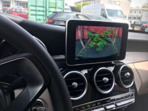 Mercedes S205 Kombi Rückfahrkamera OEM Integration Werksdisplay