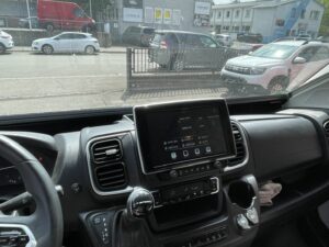 Alpine X903D-DU8 Navigation eingebaut im Fiat Ducato 8 Wohnmobil