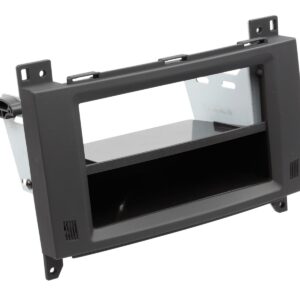 2-DIN Radioblende mit Ablagefach Mercedes A-Klasse, B-Klasse, Vito/Viano, Vito schwarz Rubber Touch – ACV 281190-37-2
