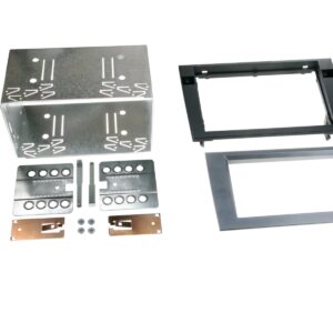 2-DIN Radioblende Audi A4 (8E)/Seat Exeo (3R) anthrazit – ACV 381320-15-2