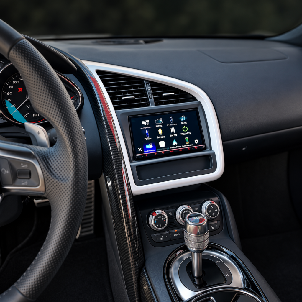 Autoradios, Navigationssysteme und Multimedia-Radios fürs Auto – moderne Infotainment-Systeme mit Touchscreen, DAB+, Apple CarPlay und Android Auto.